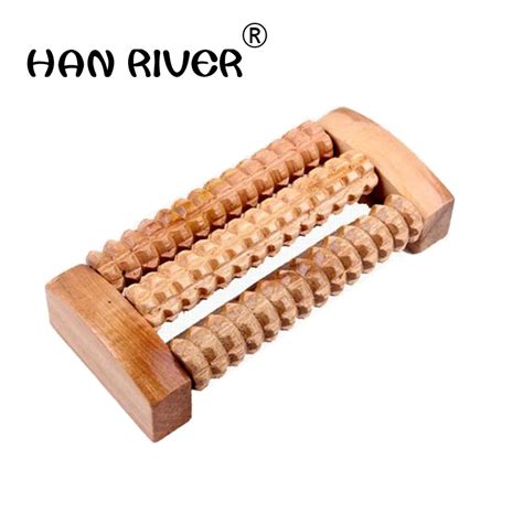 Hanriver Portable Massager Wooden Hand Rolling Massage 3 Row Of Sell Like Hot Cakes In Massage