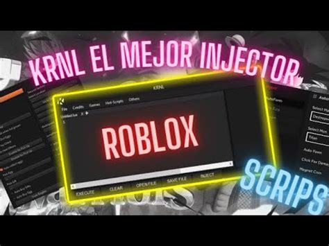 KRNL El Mejor Injector Executor Scrips Roblox YouTube