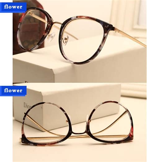 Kottdo Fashion Retro Women Eyeglasses Cat Eye Metal Full Glasses Frame Hesheonline Vintage