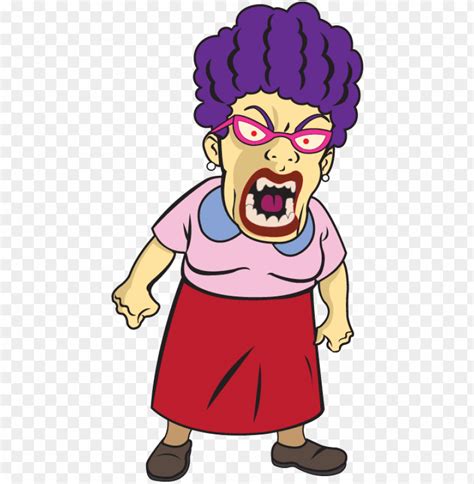 Clipart Royalty Free Collection Of Angry Old Lady High Mad Teacher