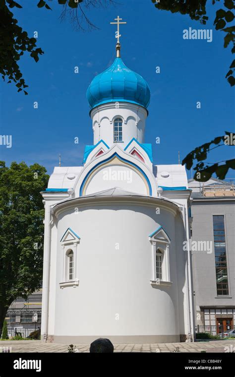 The Russian Orthodox St Alexander Nevsky Church Hi Res Stock