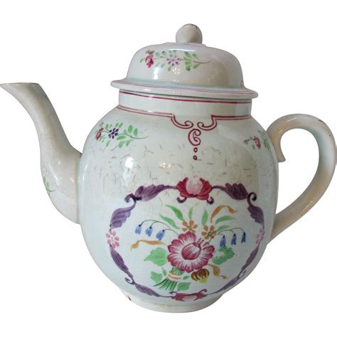 Calyx Ware Tea Pot Adams England Country Floral Hand ...
