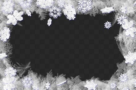 Winter Overlays With Golden Blue And White Snowflakes For Design And