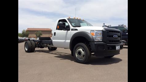 2015 Ford F 450 Regular Cabchassis Walkaround Youtube