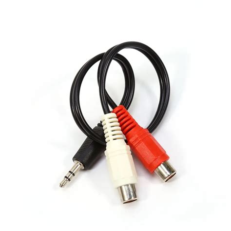 Mm Mini Stereo Audio Cable Headphone Y Cable Male Jack To Rca