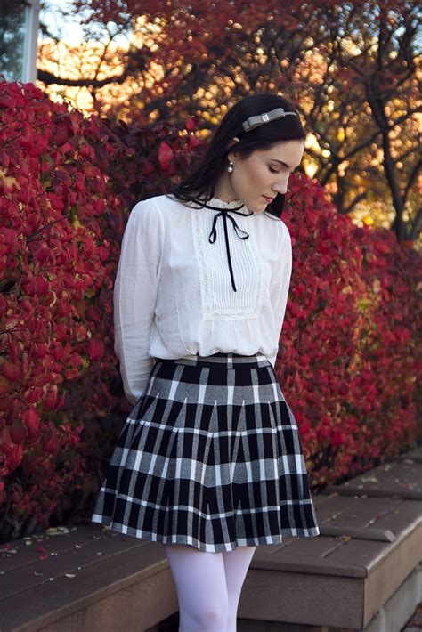 plaid skirt preppy style outfits preppy style skirt fashion