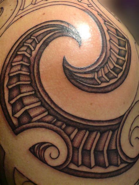 Maori Polynesian Tattoo Maori Shoulder Tattoo Tribal Shoulder