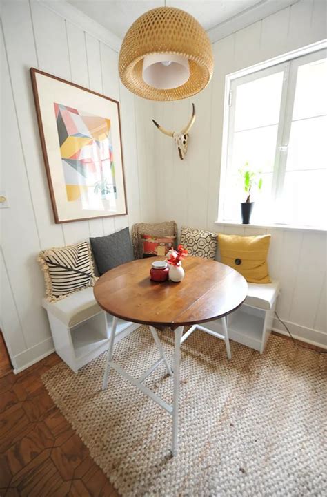 30 Small Dining Room Ideas - Doozy List | Breakfast nook furniture