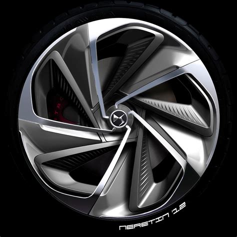 Citroen Numero 9 Concept Wheel Design Sketch Car Body Design