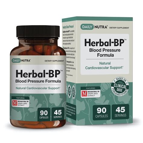 Buy Herbal Bp Natural Blood Pressure Supplement By Dailynutra