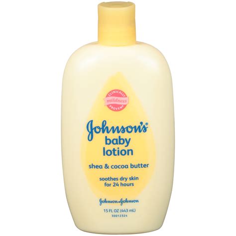 Johnson And Johnson Johnsons Baby Lotion Shea And Cocoa Butter 15 Fl Oz
