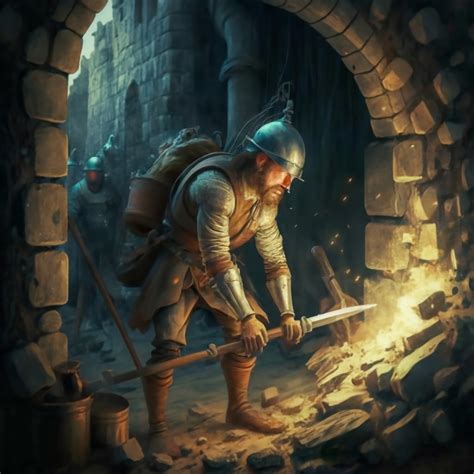 Unearthing Secrets Sappers The Specialized Miners Of Medieval Castle