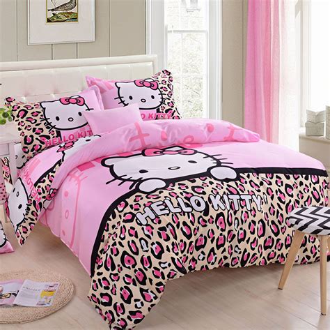 Hello kitty girls reversible pink 3 pc twin bedding sheets saniro comforter set. Details about Kids Hello Kitty Bedding Duvet Quilt Cover ...