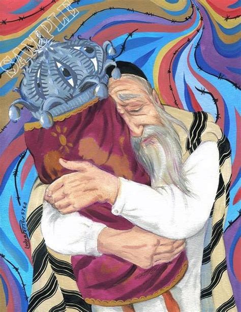 Jew And The Torah Etsy Jewish Art Jewish Artwork Judaica Art