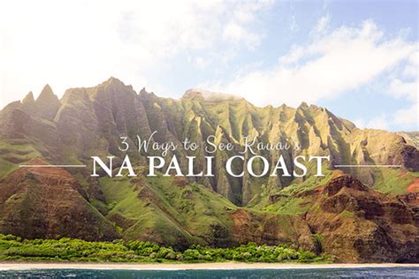 3 Ways To See Na Pali Coast Kauai Poipu Beach Association