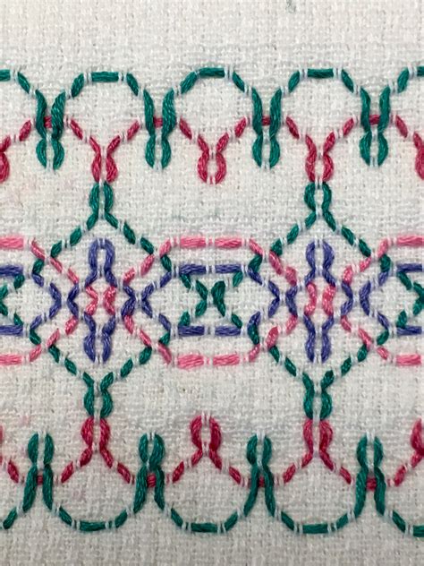 Huck Weaving Or Swedish Embroidery Swedish Weaving Patterns Swedish
