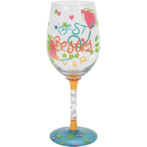 Lolita Best Besties Ever Wine Glass Glasses Drinkware Household