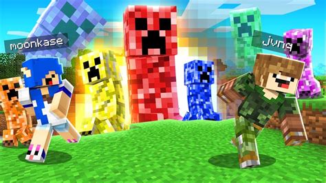 Novos Creepers No Minecraft Testa Mobs Youtube