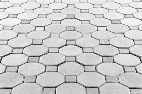 Paving Hexagon Brick Walkway Stock Image Image Of Pave Footpath