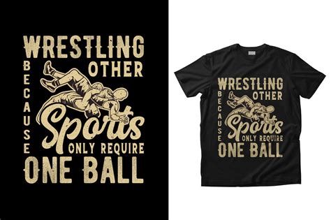 Wrestling T Shirt Design Graphic By Teamtshirtdesign · Creative Fabrica