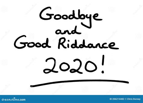 Goodbye And Good Riddance 2020 Stock Illustration Illustration Of