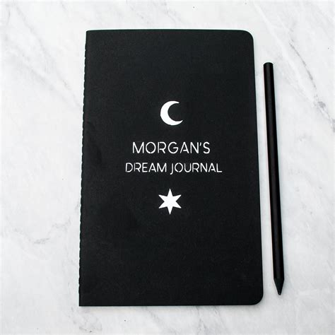 Luxury Personalised Dream Journal Etsy