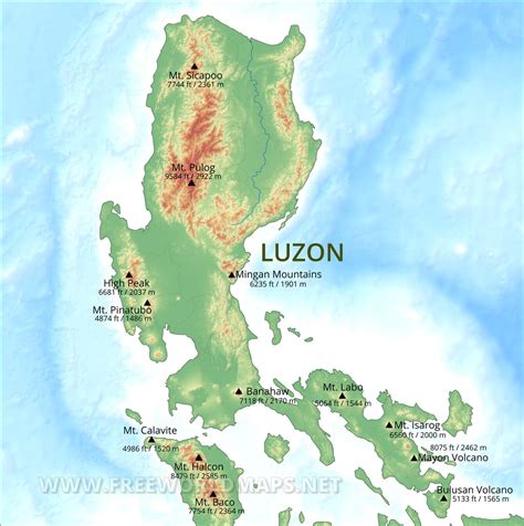 Luzon Maps Philippines