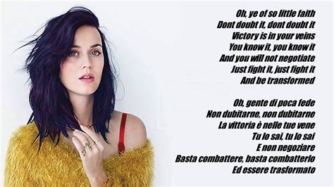 Katy Perry Rise Lyrics Traduzione Italiano Youtube
