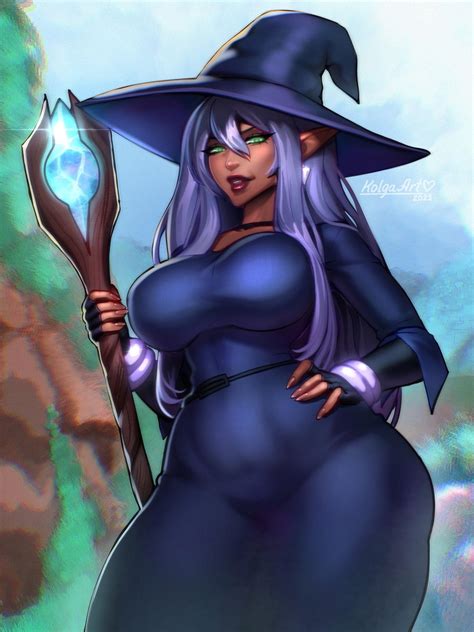 Hot Sorceress From Derpixon S Fandeltales By Kolgaart On Deviantart