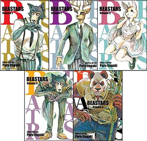 Beastars Manga Set Vol 1 5 Paru Itagaki Books
