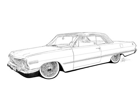 The drawings & sketches of paco dietz. "Lowrider" Greeting Cards by marokoshi | Redbubble