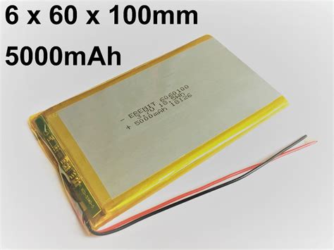 Lithium Polymer Lipo Batterie Akku 5000mah 37 V 1s