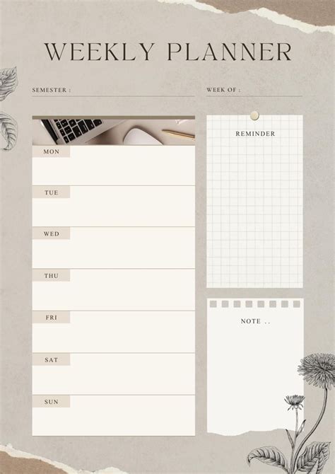 35 Free Printable Planner Templates Artofit