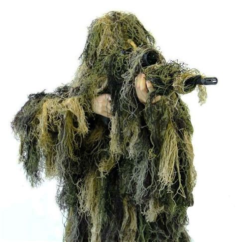 Hunting Ghillie Suit Classic Airsoft Ghillie Suit In Green Grass Cam