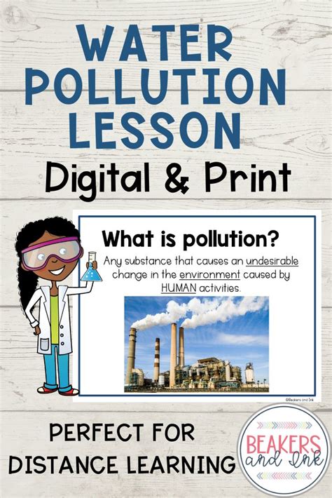 Water Pollution Lesson Pollution Lesson Pollution Lesson Plan Pollution