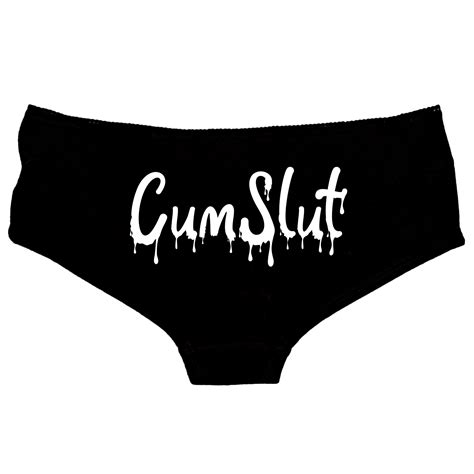 Купить с кэшбэком Cum Slut Knickers Drip Style Cumslut Panties Daddy Knickers Ddlg Bdsm