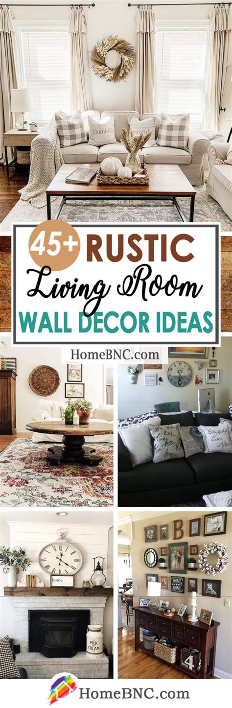 45 Best Rustic Living Room Wall Decor Ideas And Designs For 2023
