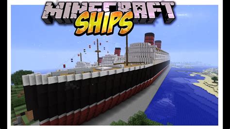 Ships Mod Crea Barcos Gigantes Modernos Y Usalos Español Minecraft 1