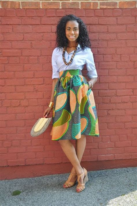 40 Fascinating African Fashion Outfits African Print Skirt African