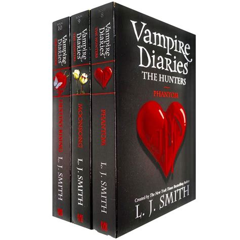 mua vampire diaries the hunters collection 3 books set by l j smith phantom moonsong