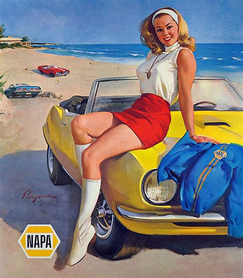 Auto Mobile Pin Up