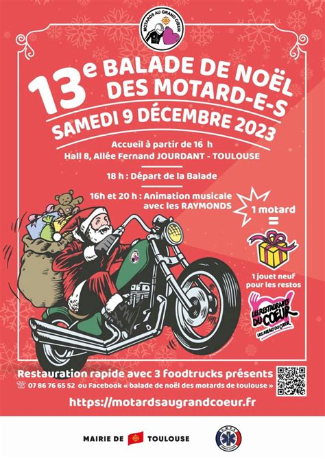 Balade Papas et Mamans Noël à Toulouse samedi 9 decembre