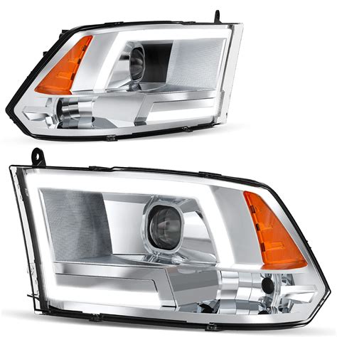 Autosaver88 Led Drl Headlights Assembly Compatible With 2009 2012 Dodge