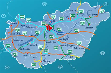 Az új térképen fokozatosan bővülő szolgáltatásokkal igyekszünk minél. Magyarország Autópályái Térkép