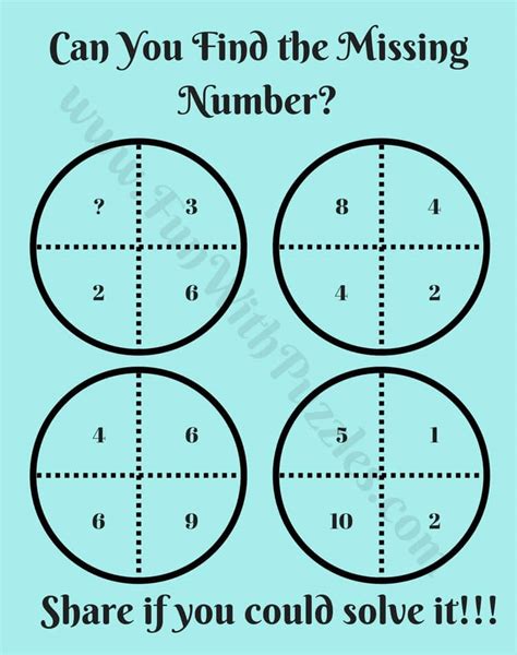 Brain Test Math Puzzle For Teens With Answer Brain Teasers