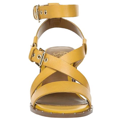 Franco Sarto Womens Heeled Sandals In Gold Color Size 9 Joq Ebay