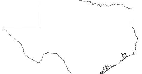 Blog De Biologia Texas Outline Map
