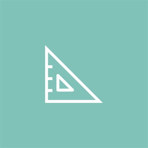 Dreieck Lineal Design Symbol In Designer Line Icons