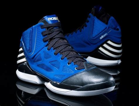 Adizero Rose 25 Black And Blue Version D Rose Shoes Sneakers