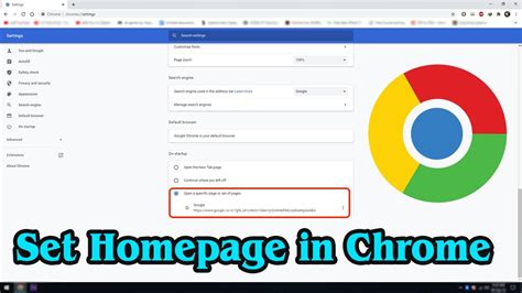 Guide How To Set Homepage In Chrome Very Easily And Quickly Youtube